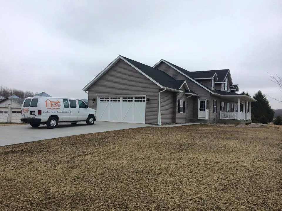 Completed garage door installation by AAI Garage Door