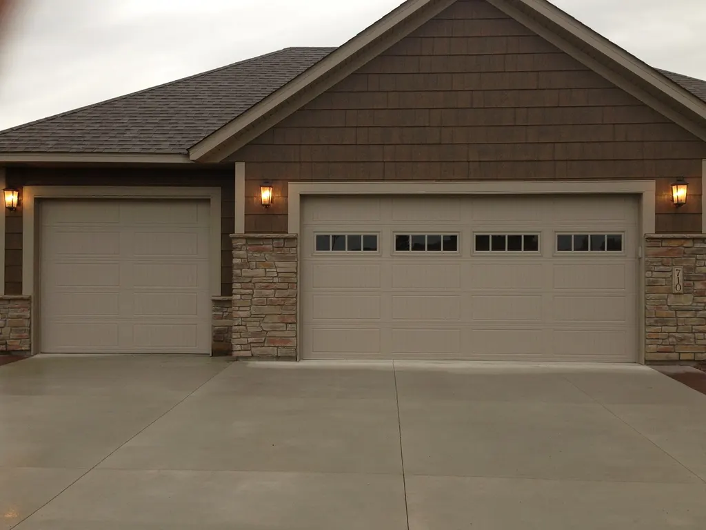 Completed garage door installation by AAI Garage Door