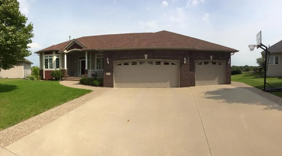 Completed garage door installation by AAI Garage Door