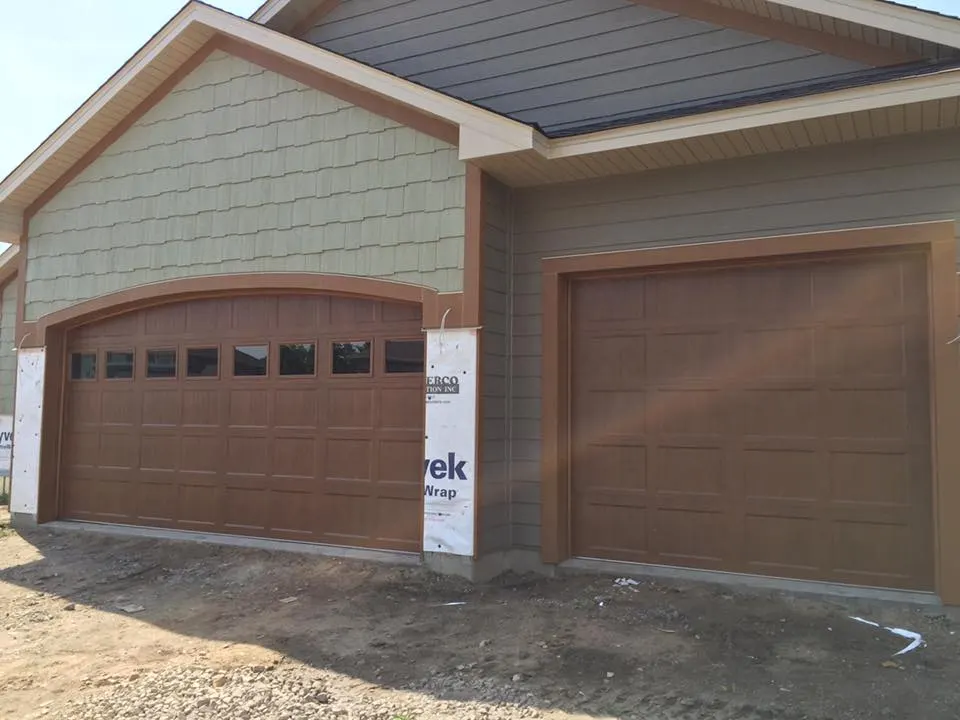 Completed garage door installation by AAI Garage Door