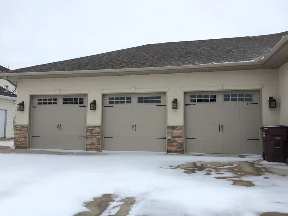 Completed garage door installation by AAI Garage Door