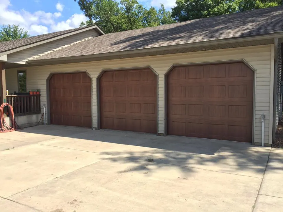 Completed garage door installation by AAI Garage Door