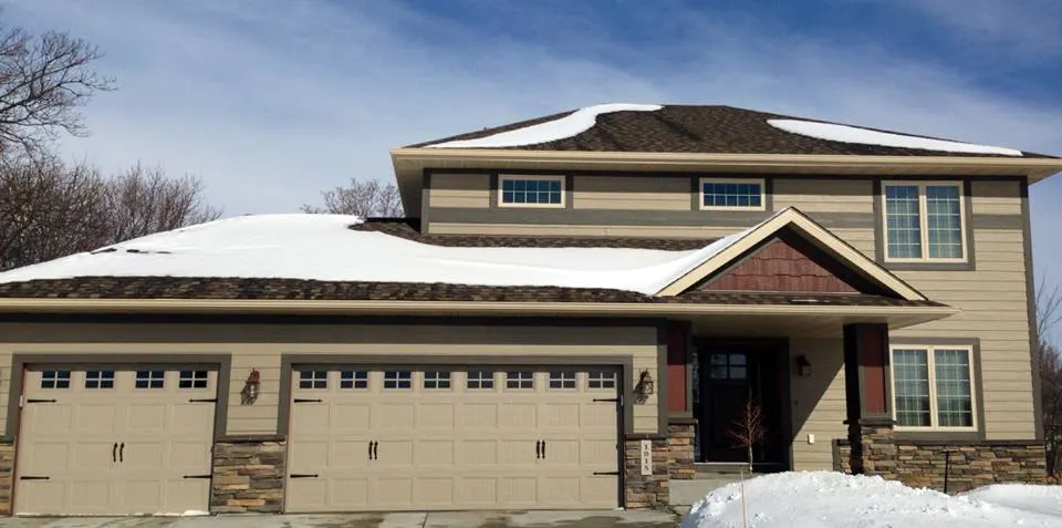 Completed garage door installation by AAI Garage Door