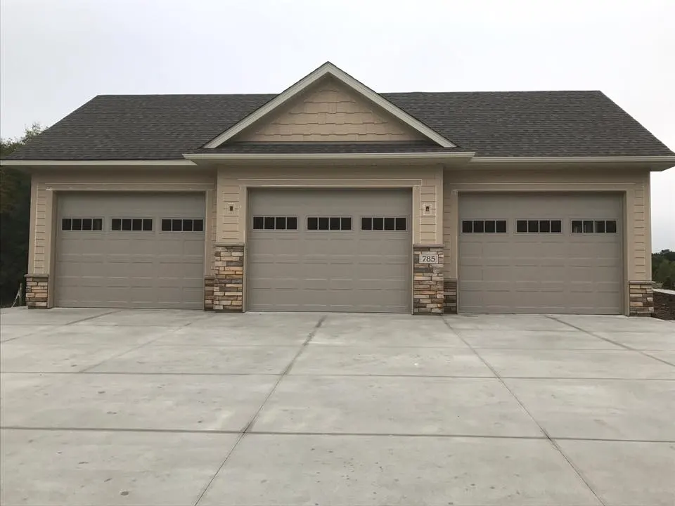 Completed garage door installation by AAI Garage Door