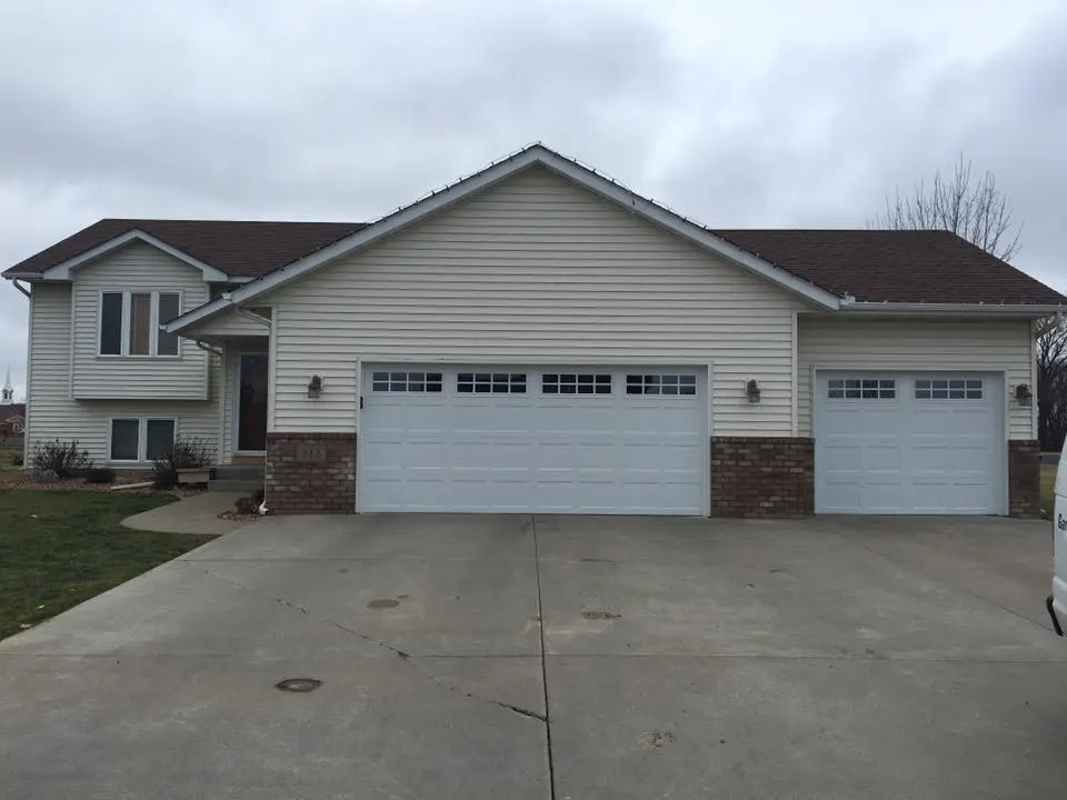 Completed garage door installation by AAI Garage Door